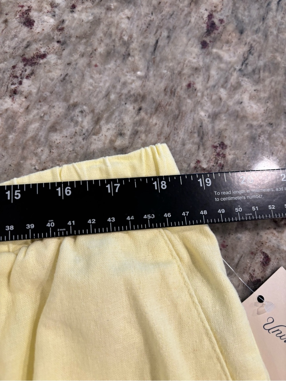 Universal Thread Light Yellow Drawstring Linen/Rayon Shorts - Picture 5 of 7